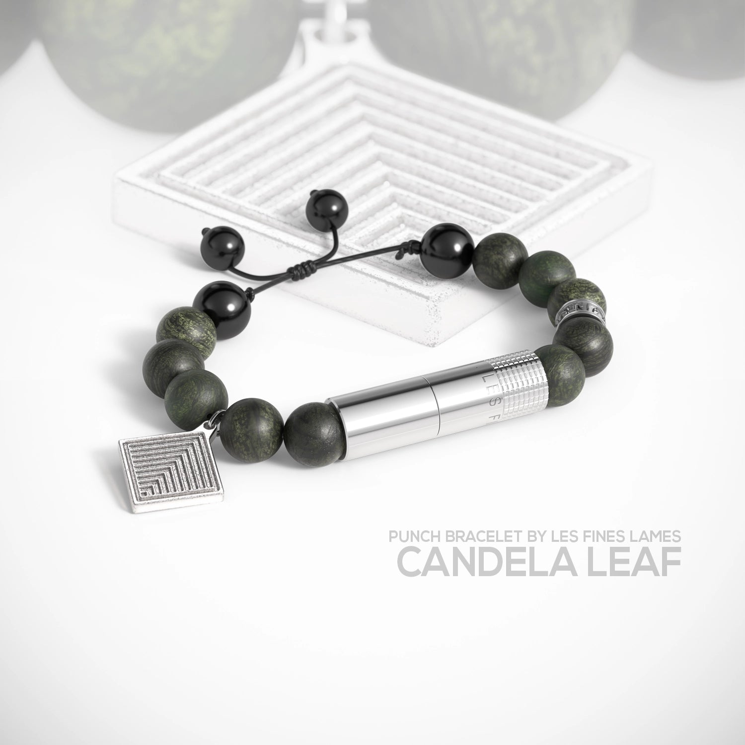 les-fines-lames-punch-bracelet-zigarrendrill-candela-leaf image 1