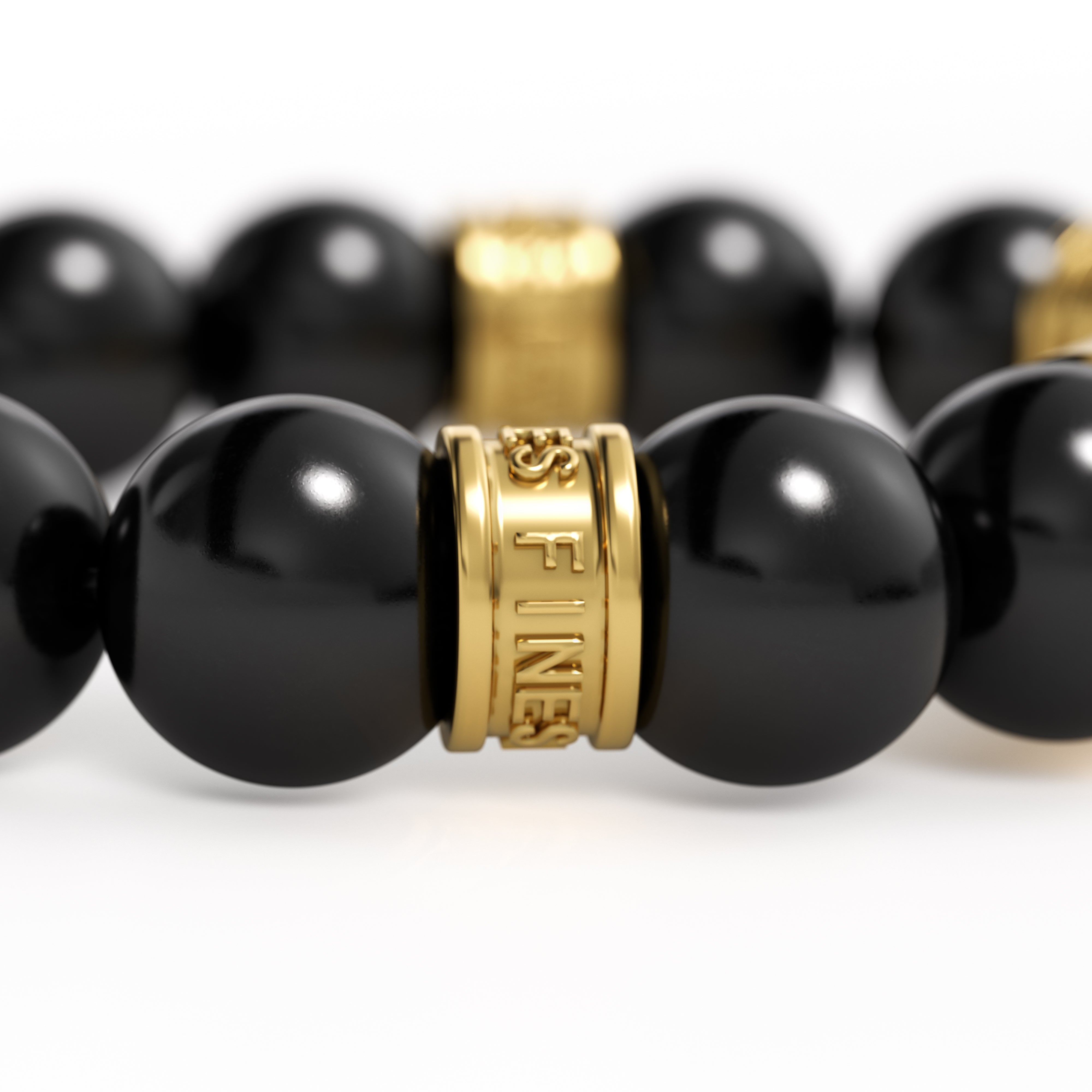 les-fines-lames-punch-bracelet-oscuro-gold-ring-punch-armband-verstellbar image 3