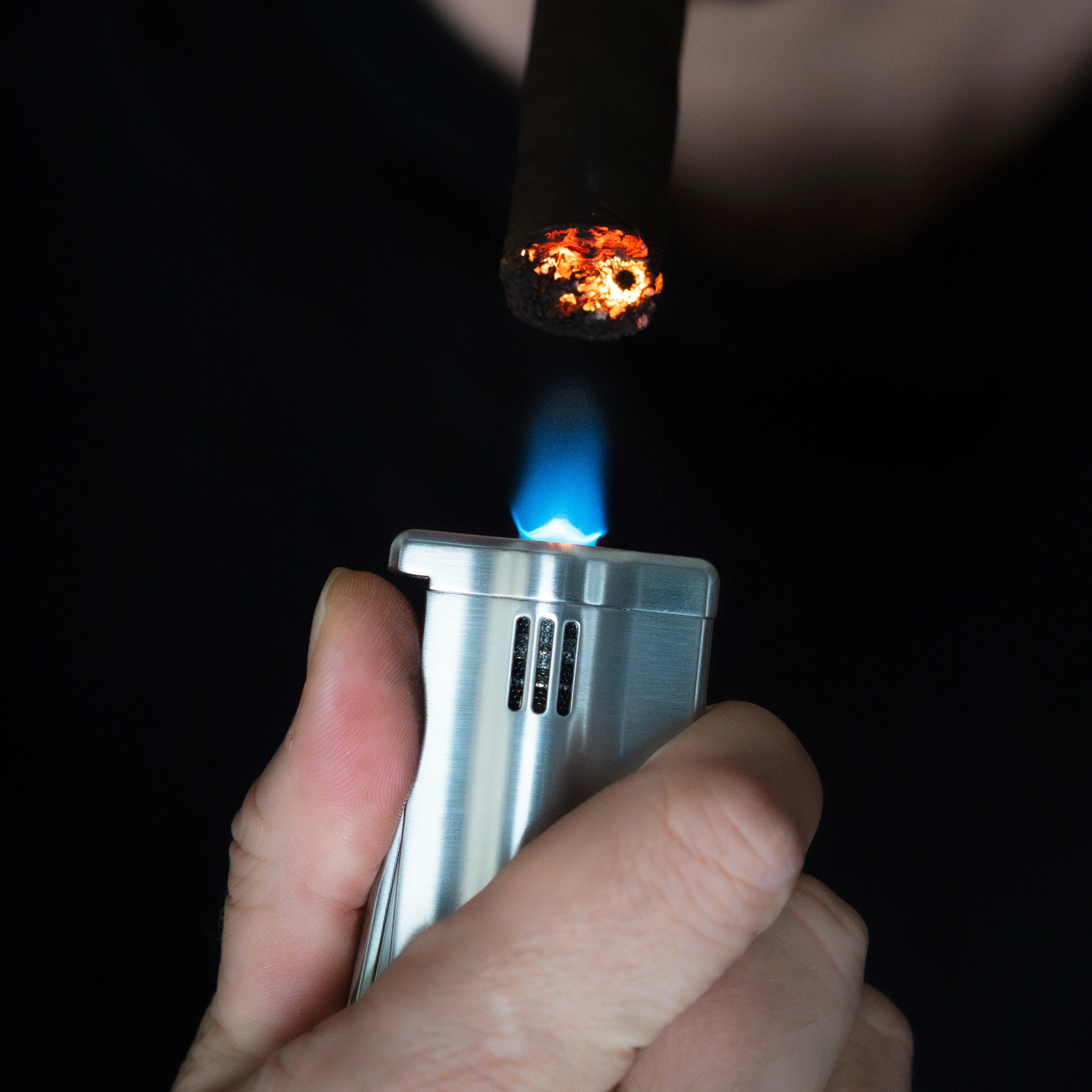 les-fines-lames-le-feu-rs-brushed-chrome-zigarrenfeuerzeug image 3