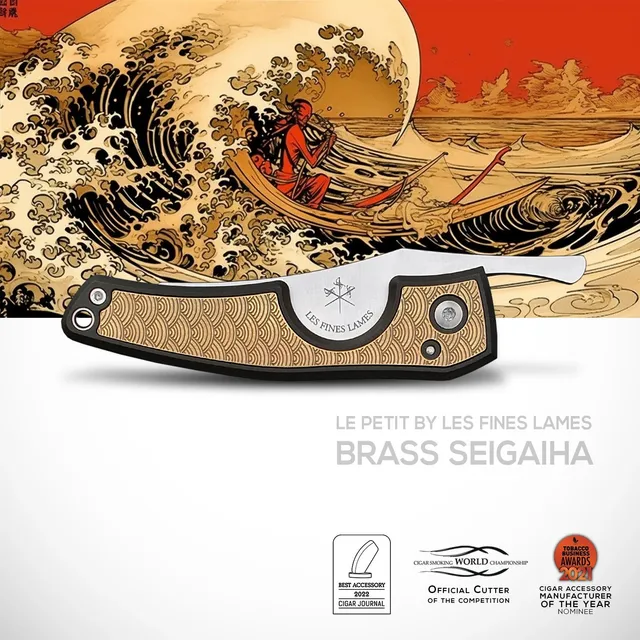 les-fines-lames-le-petit-zigarrenschneider-brass-seigaiha image 1