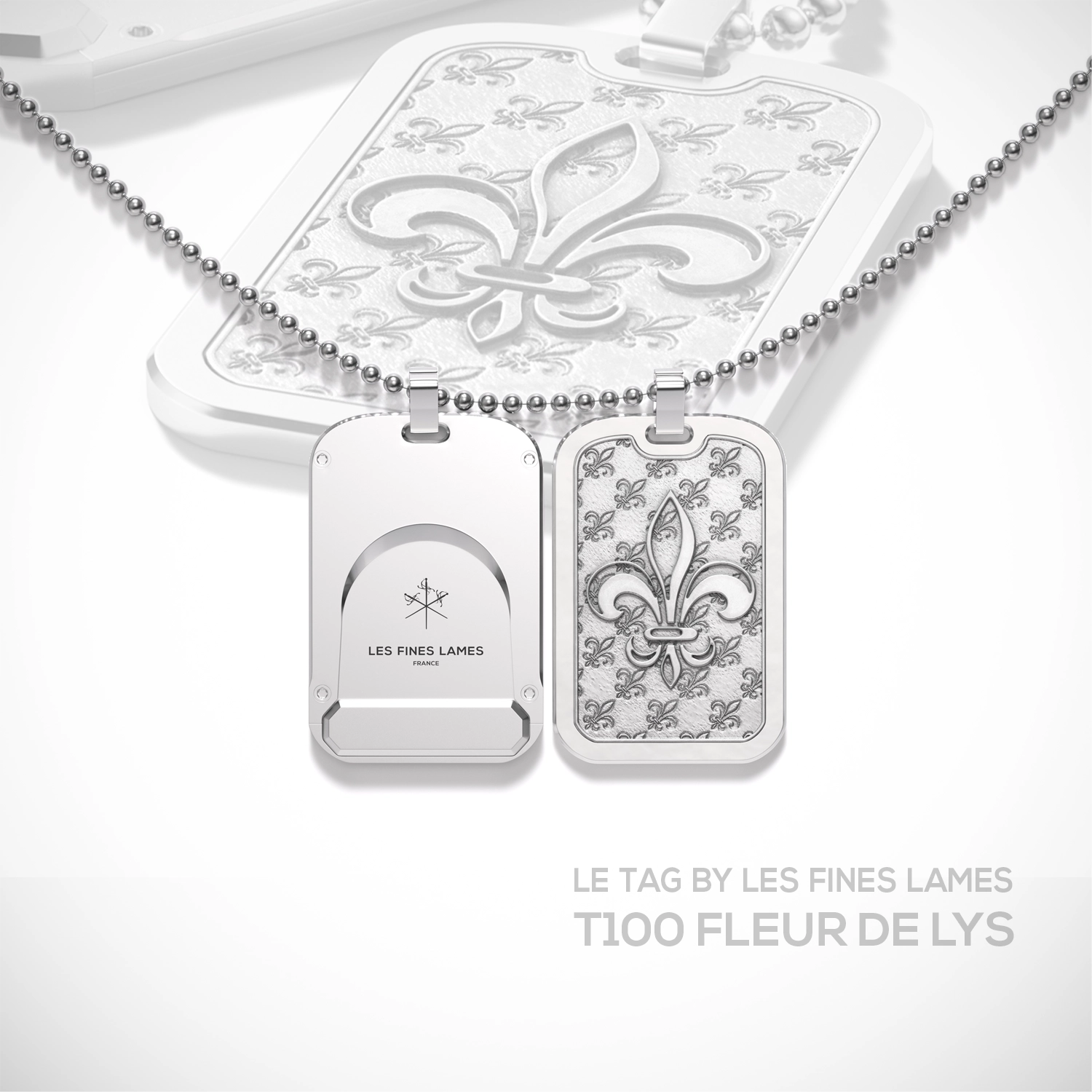 les-fines-lames-le-tag-t100-fleur-de-lys-zigarrenabschneider-silber image 1