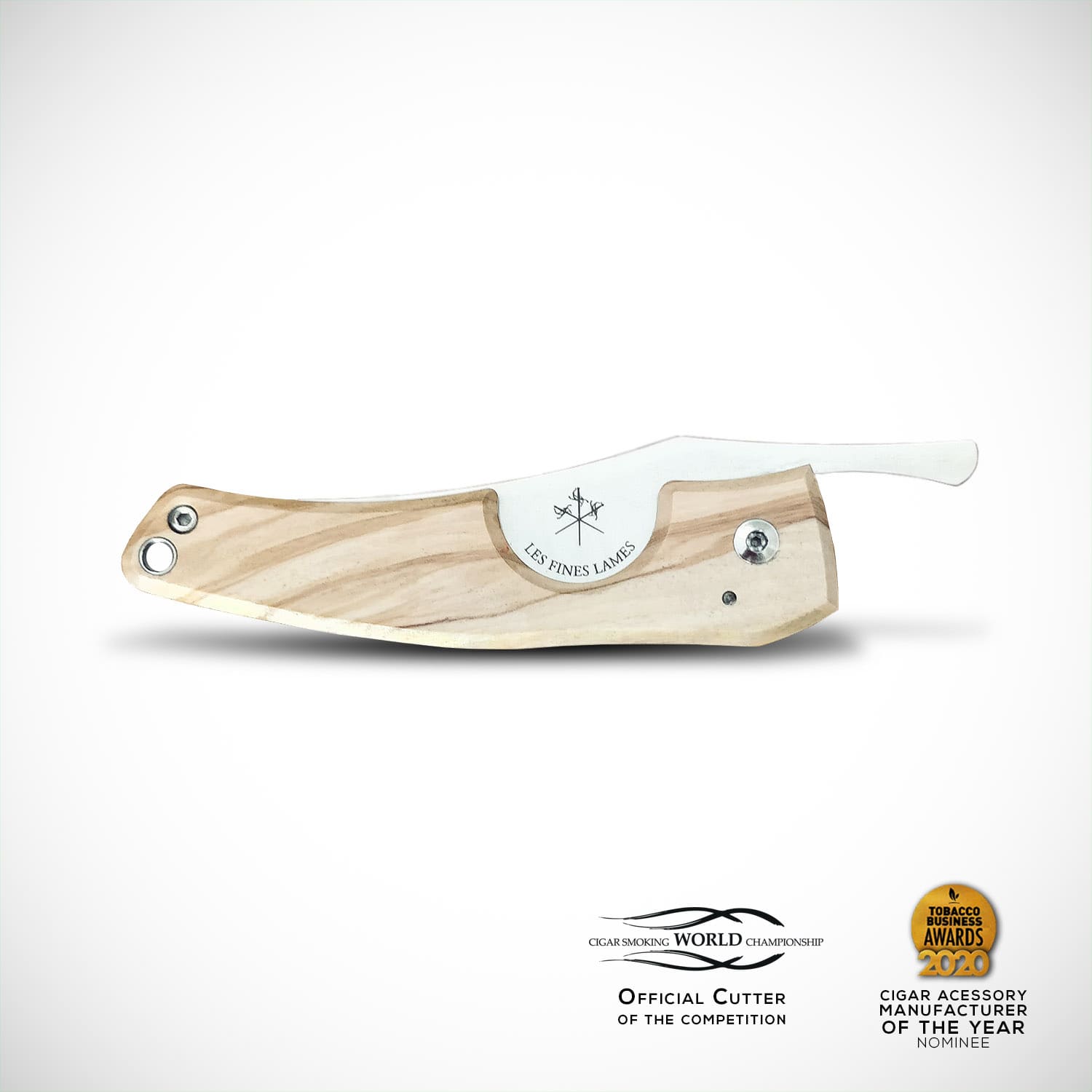 les-fines-lames-le-petit-zigarrenschneider-olive-wood-olivenholz image 1