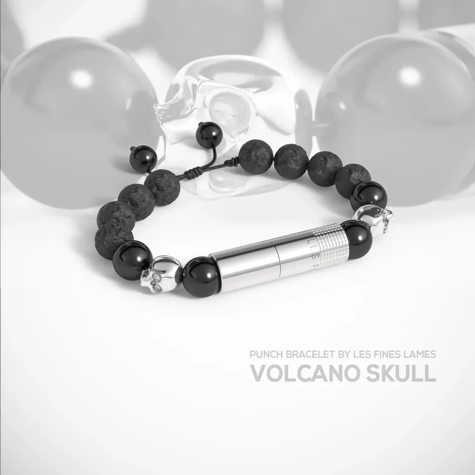 les-fines-lames-punch-bracelet-zigarren-punch-volcano-skull image 1