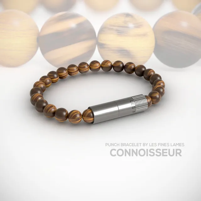 les-fines-lames-punch-bracelet-zigarrenbohrer-connoisseur image 1