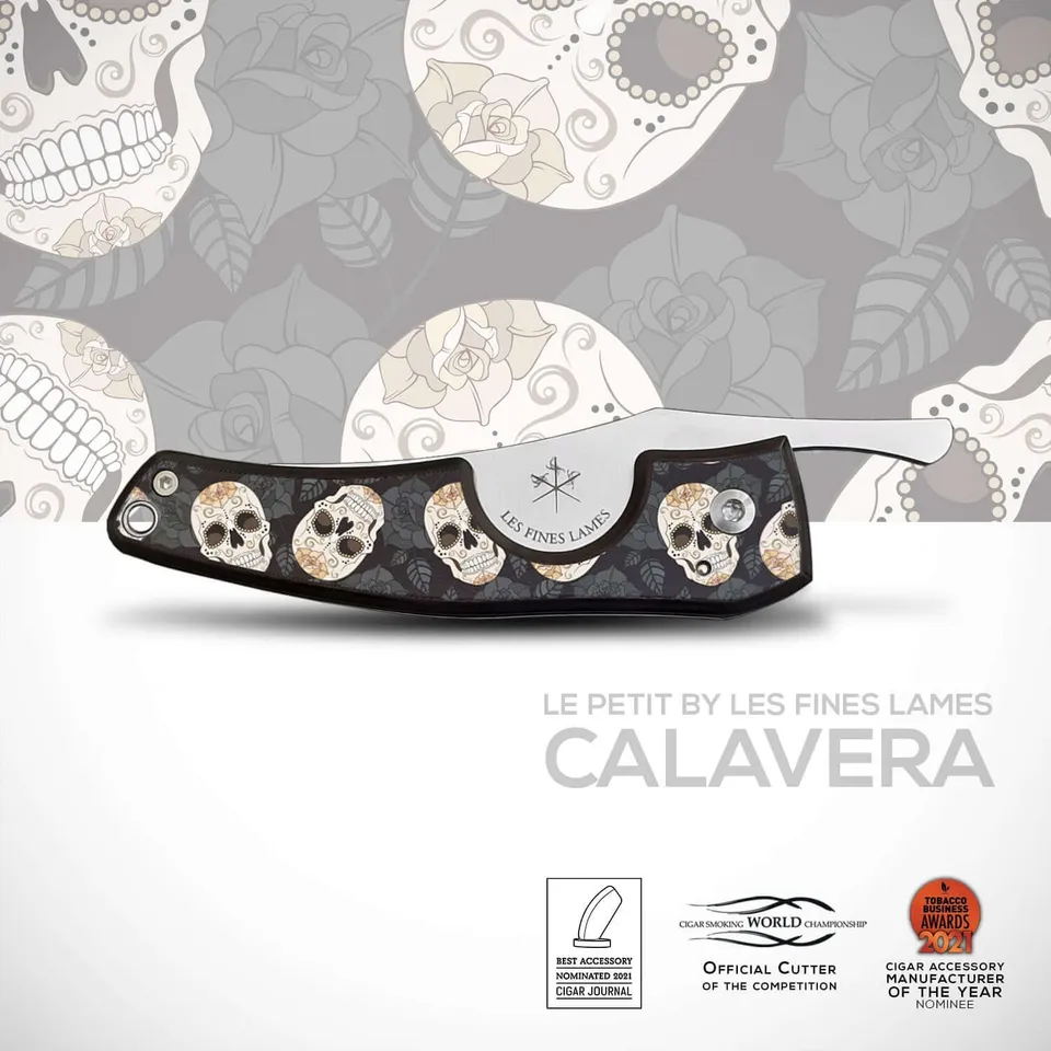 les-fines-lames-le-petit-zigarrenschneider-calavera-mit-stahlklinge image 1