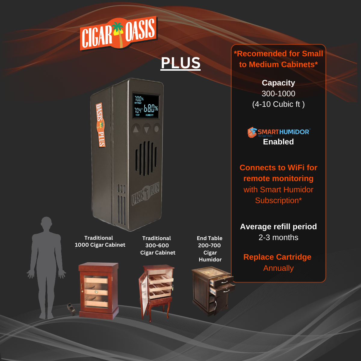 cigar-oasis-plus-4-0-humidor-befeuchter-mit-app image 2
