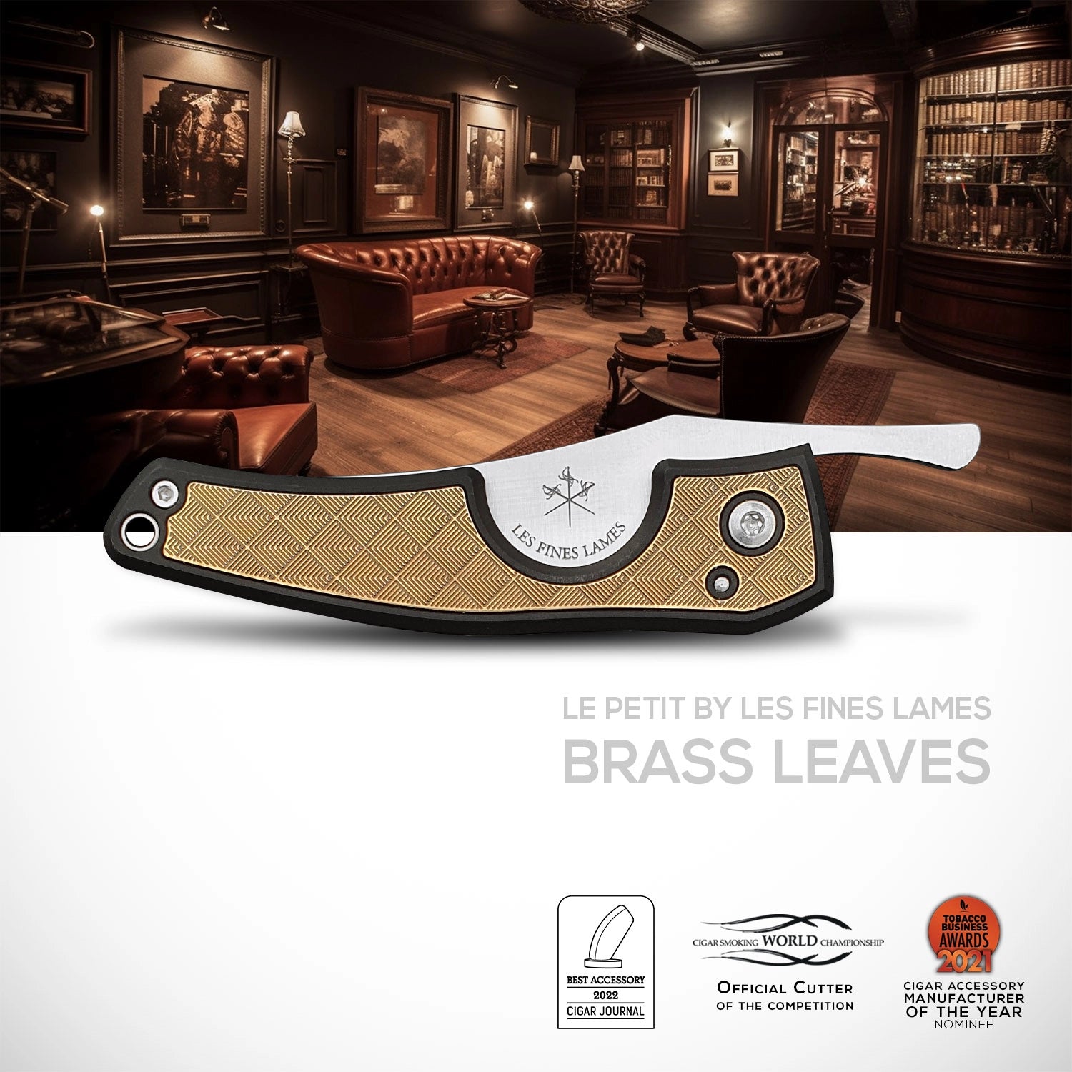 les-fines-lames-le-petit-brass-leaves-zigarrenschneider-classic image 1