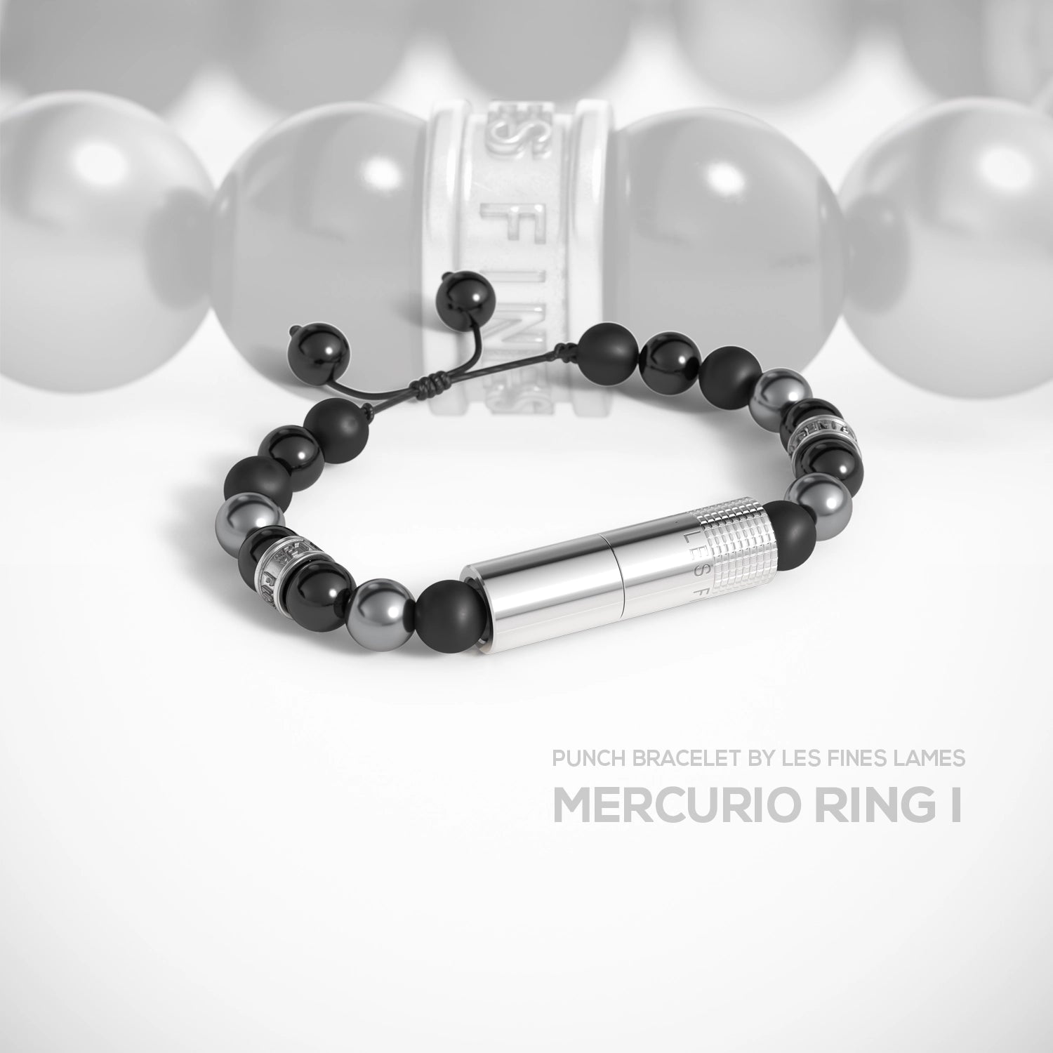 les-fines-lames-punch-bracelet-zigarrenbohrer-mercurio-ring-i-verstellbar image 1