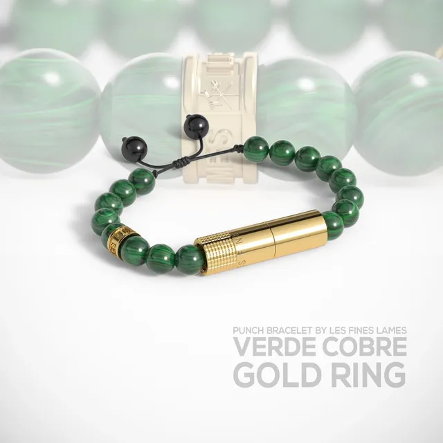 les-fines-lames-punch-bracelet-zigarrenschneider-verde-cobre image 1