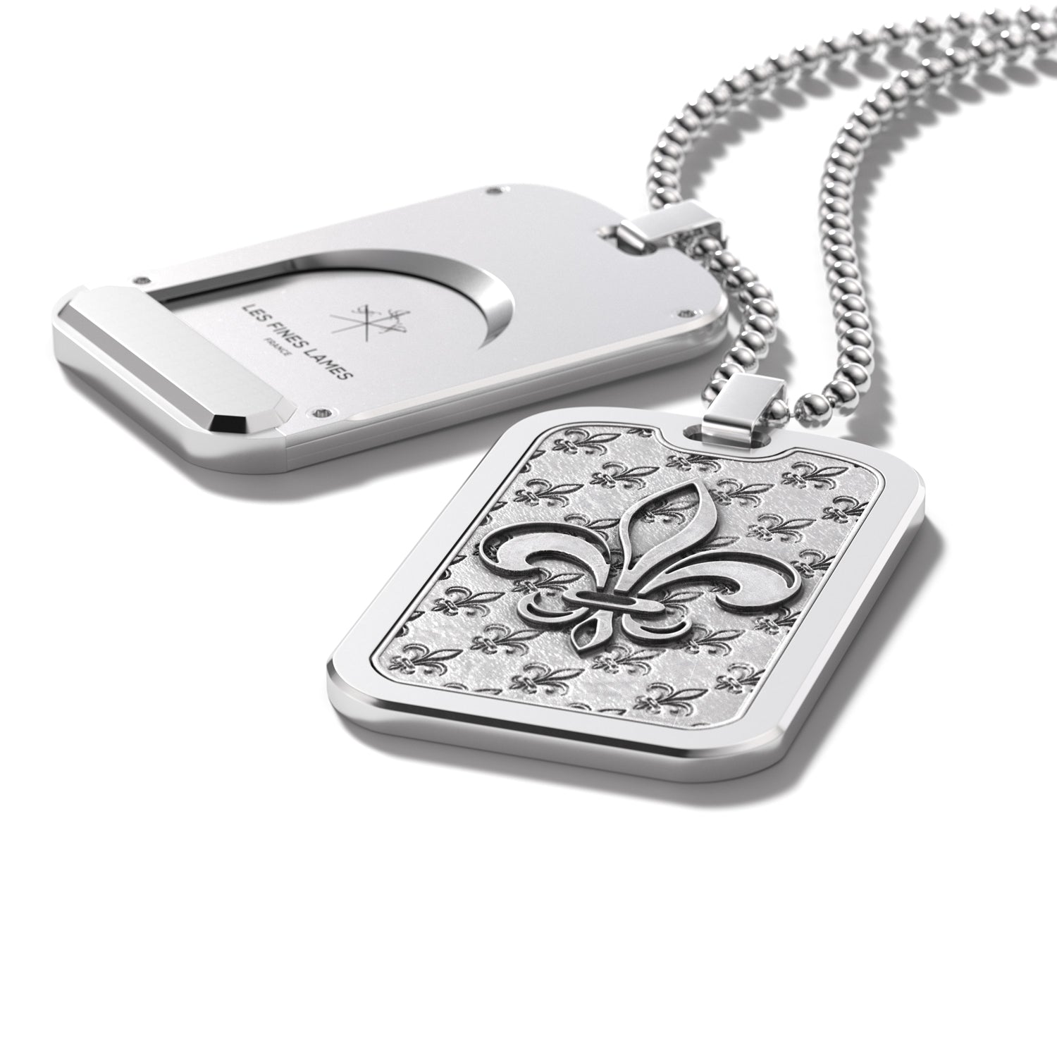 les-fines-lames-le-tag-t100-fleur-de-lys-zigarrenabschneider-silber image 4