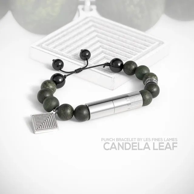 les-fines-lames-punch-bracelet-zigarrendrill-candela-leaf image 1