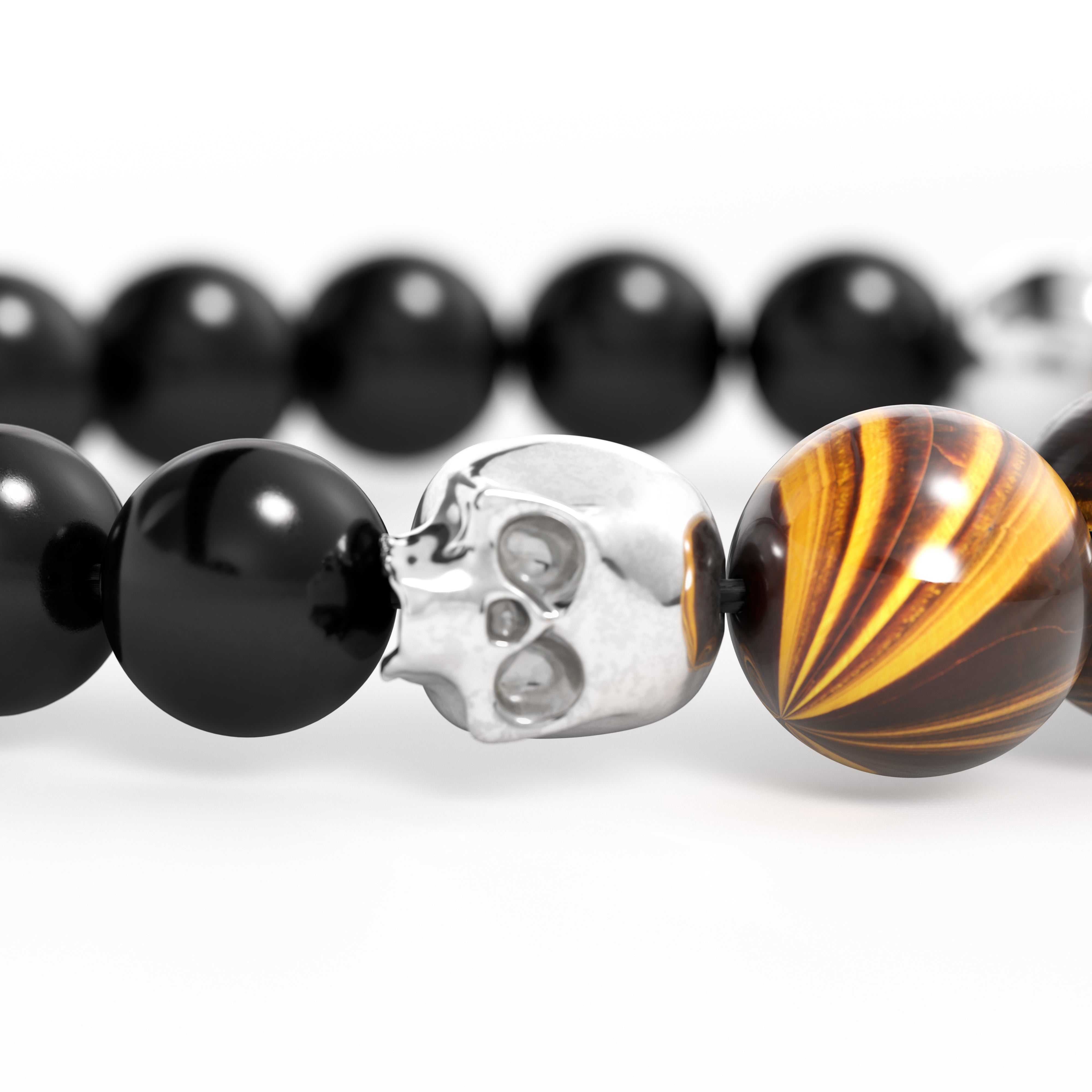 les-fines-lames-punch-bracelet-oscuro-skull-ii-punch-armband image 3