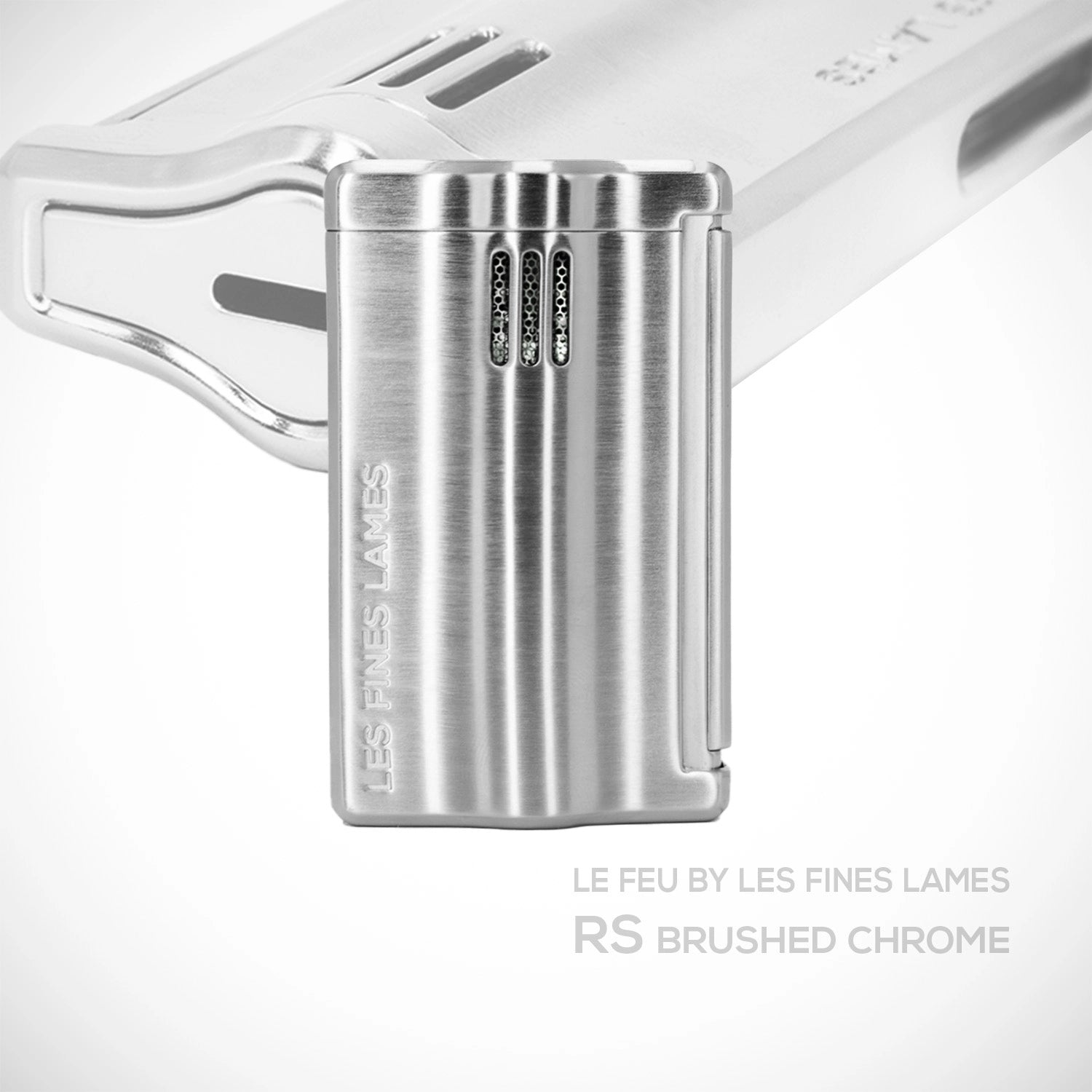 les-fines-lames-le-feu-rs-brushed-chrome-zigarrenfeuerzeug image 1
