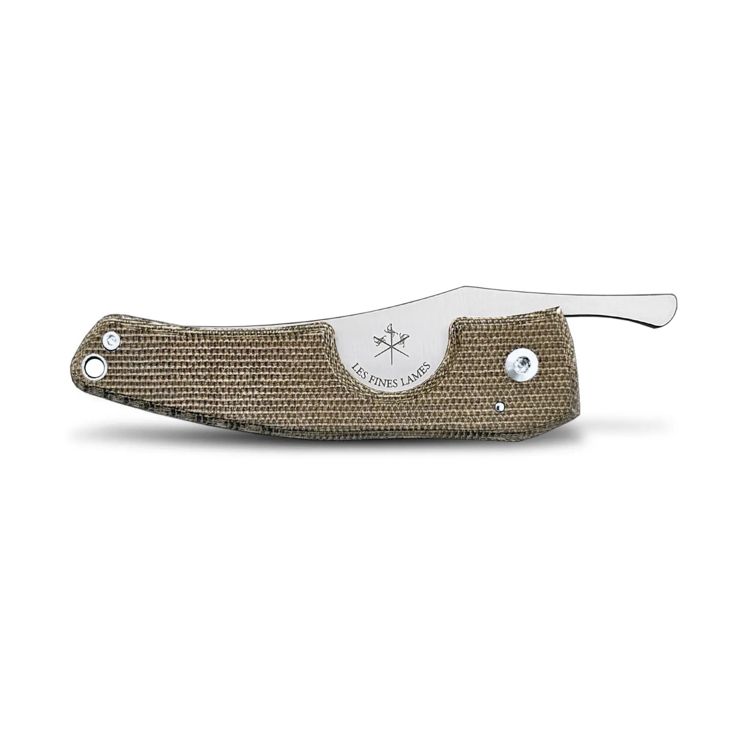 les-fines-lames-le-petit-zigarrenmesser-odg-micarta-gr-n image 2