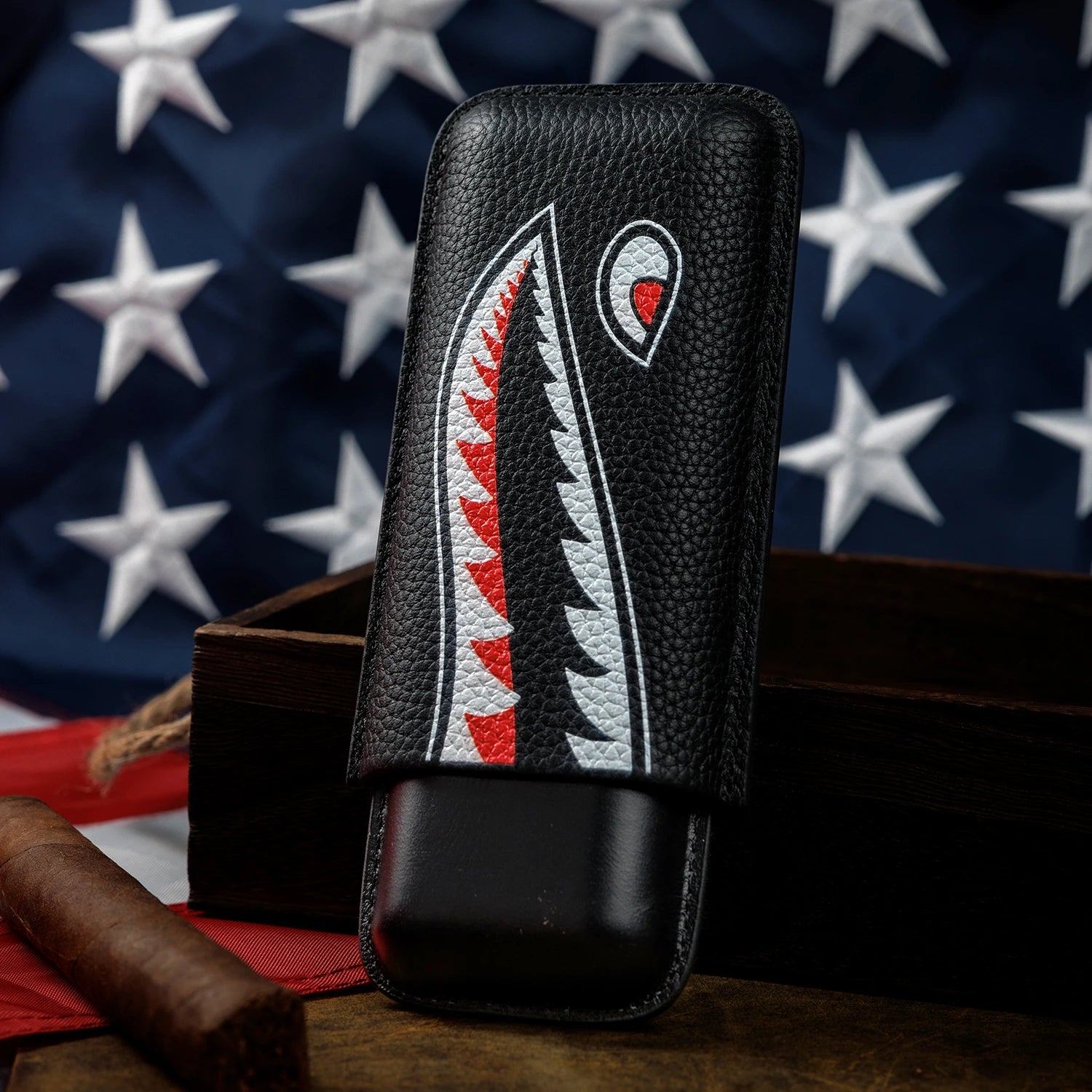 les-fines-lames-cigar-case-duo-zigarrenetui-flying-tigers image 2
