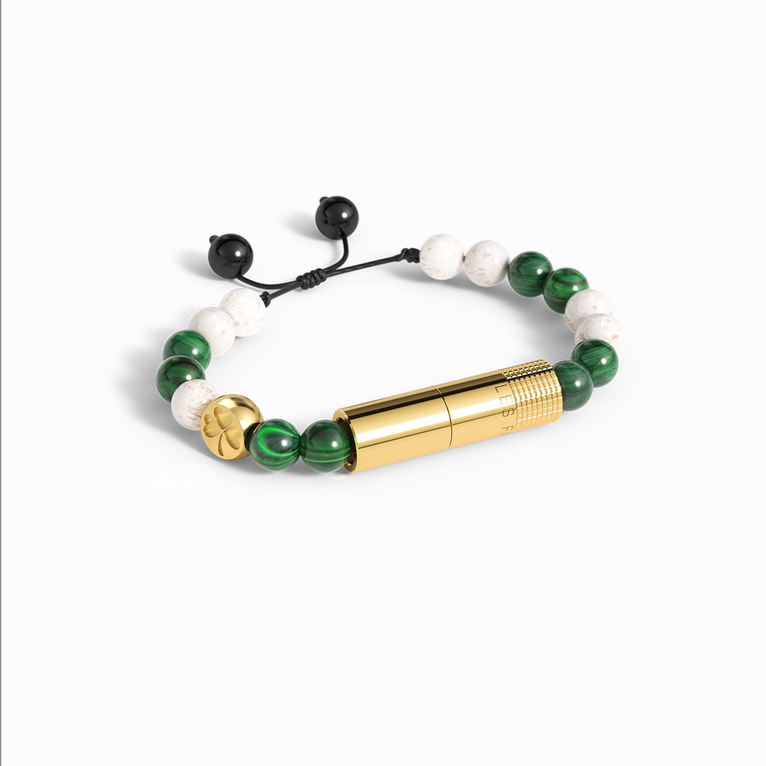 les-fines-lames-punch-bracelet-shamrock-puncher-gr-n-wei-gold image 2