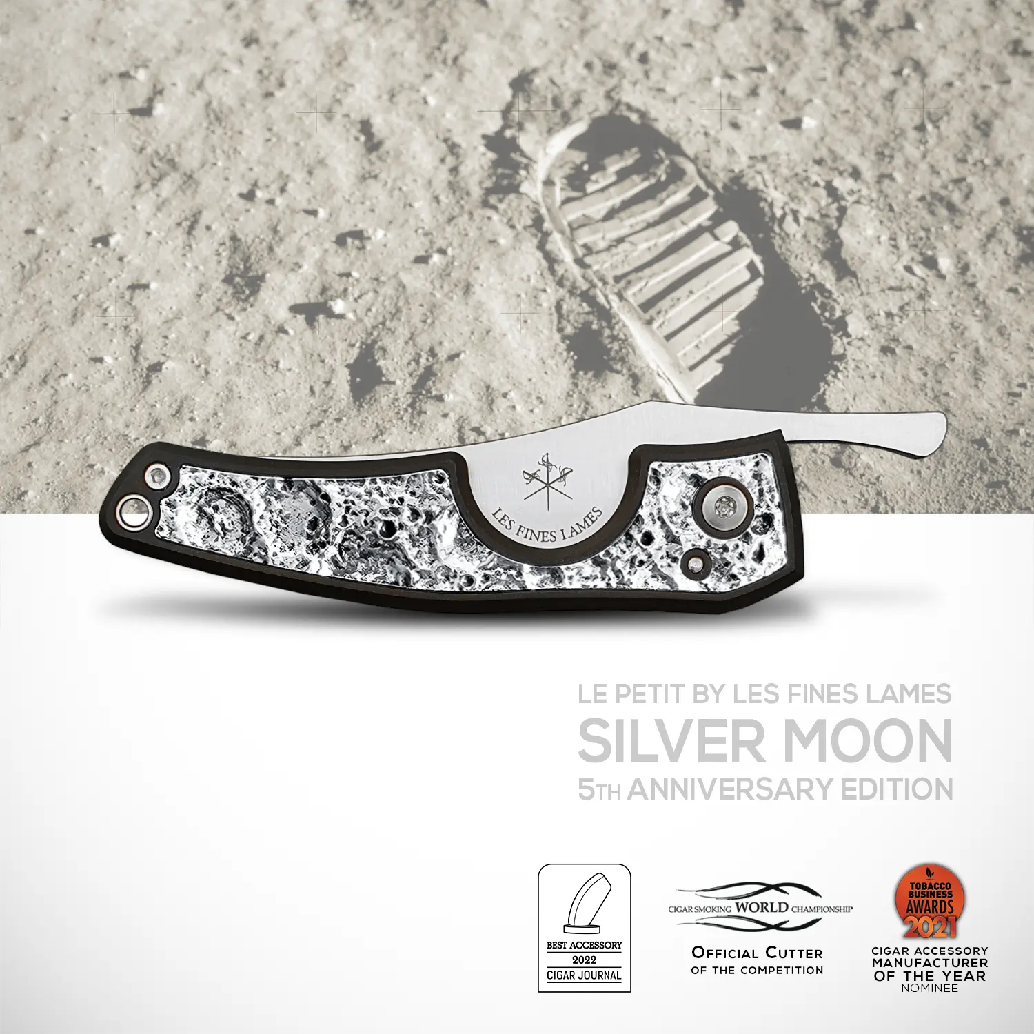 les-fines-lames-le-petit-zigarrenmesser-silver-moon-edition image 1