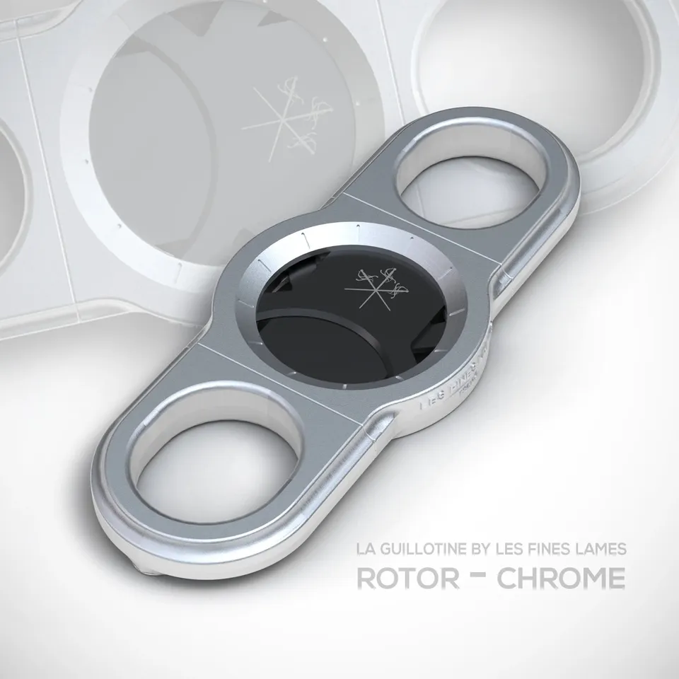 les-fines-lames-la-guillotine-zigarrenschneider-rotor-chrome image 1