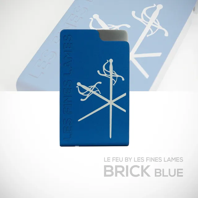les-fines-lames-le-feu-brick-blue-zigarrenfeuerzeug image 1
