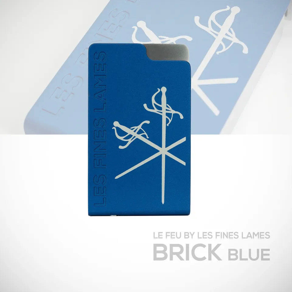les-fines-lames-le-feu-brick-blue-zigarrenfeuerzeug image 1