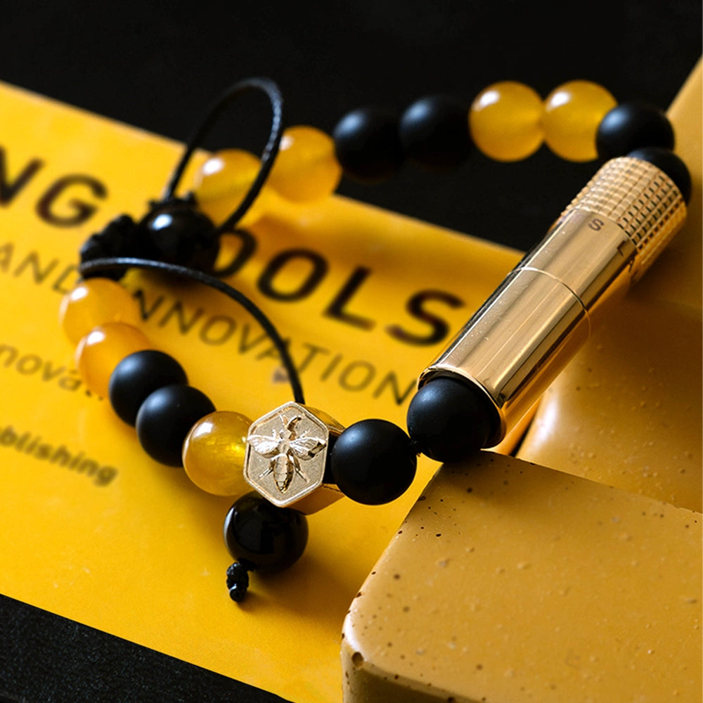 les-fines-lames-punch-bracelet-zigarren-bohrer-armband-napoleon-bee image 2
