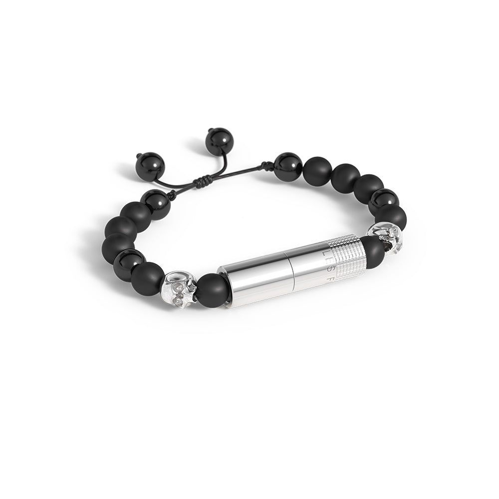 les-fines-lames-punch-bracelet-oscuro-matte-skull-i-bohrer image 2