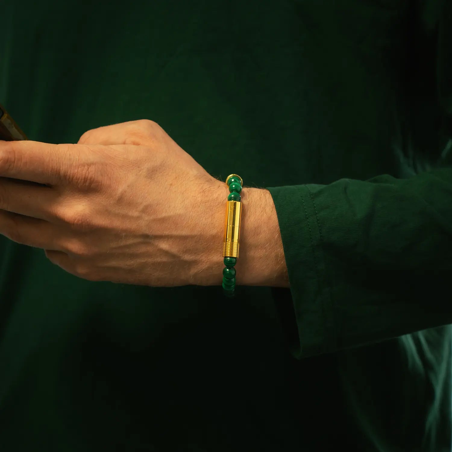 les-fines-lames-punch-bracelet-zigarrenschneider-verde-cobre image 5
