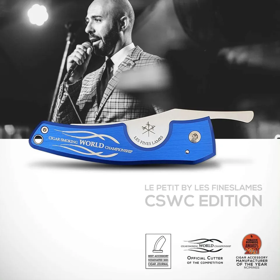 les-fines-lames-le-petit-zigarrenmesser-cswc-edition-blau image 1